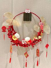 VÒNG HOA TRANG TRÍ TẾT