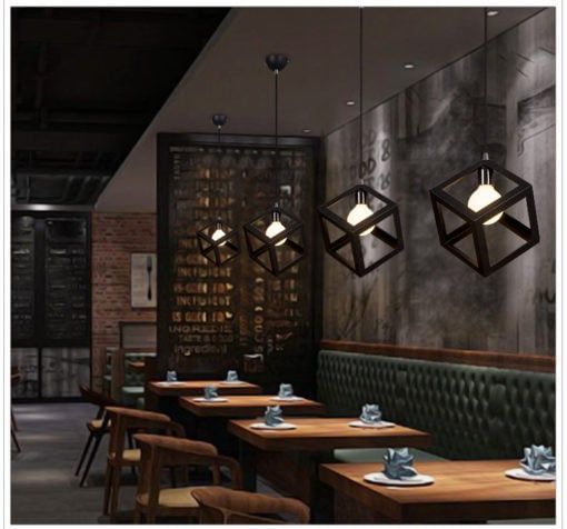 Đèn Thả Lập Phương