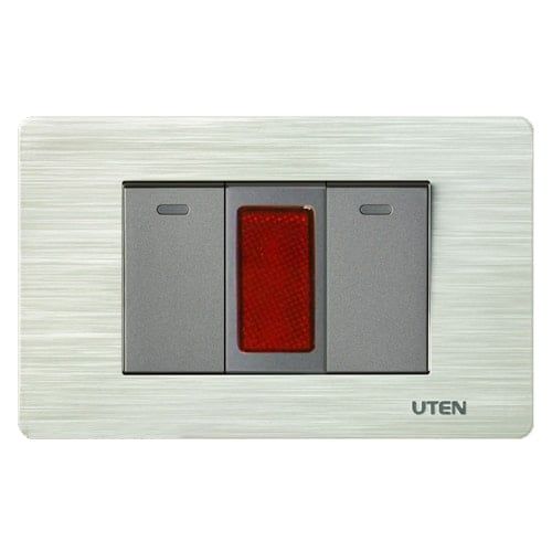 Bộ Công Tắc 20A, Đèn Báo, Công Tắc Cỡ S / Uten Series V7.0