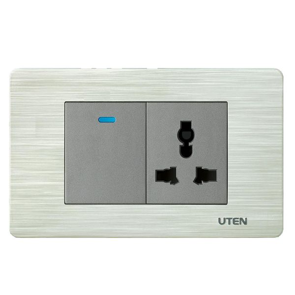 Bộ Công Tắc & Ổ Cắm 3 Chấu Cỡ M / Uten Series V7.0