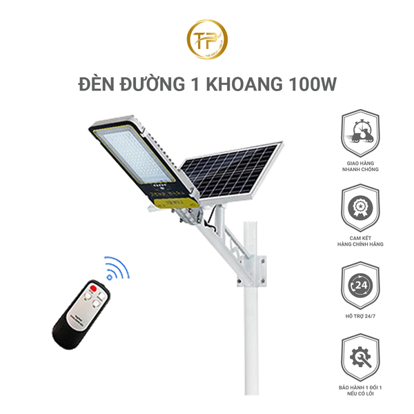 ĐÈN ĐƯỜNG LIỀN THỂ 1 KHOANG NLMT 100W