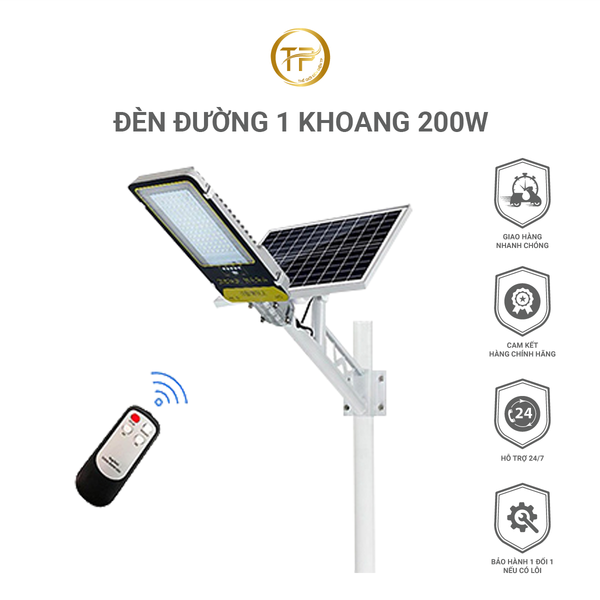 ĐÈN ĐƯỜNG LIỀN THỂ 1 KHOANG NLMT 200W