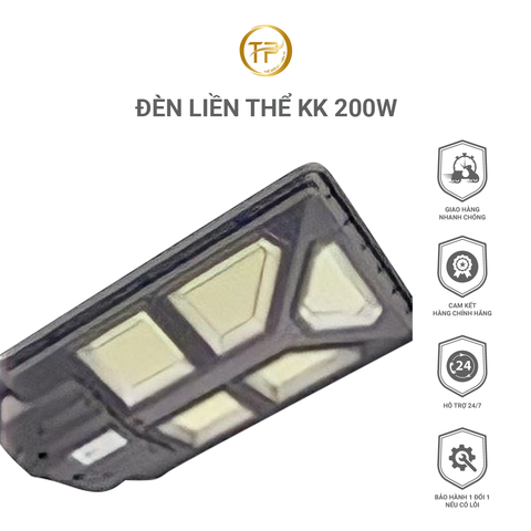 ĐÈN ĐƯỜNG LIỀN THỂ KK NLMT 200W