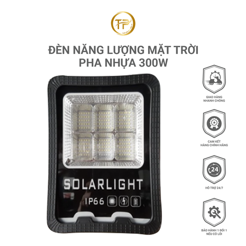 ĐÈN PHA LIỀN THỂ NHỰA CQ NLMT 300W