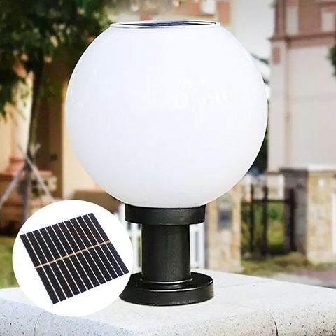 Cổng Trụ Tròn Trắng