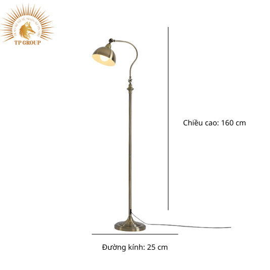 ĐÈN CÂY ĐỨNG CỔ ĐIỂN V7275 VRG-7275