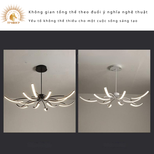 ĐÈN CHÙM NGHỆ THUẬT STYLE BẮC ÂU  TP-DB571 (đặt hàng từ 10- 15 ngày)