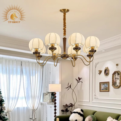 ĐÈN CHÙM PHÒNG KHÁCH RETRO STYLE USA TP-DB570 (đặt hàng từ 10- 15 ngày)