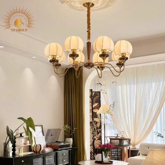 ĐÈN CHÙM PHÒNG KHÁCH RETRO STYLE USA TP-DB570 (đặt hàng từ 10- 15 ngày)