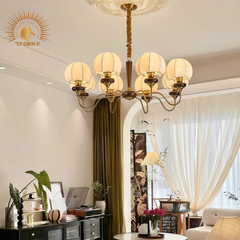 ĐÈN CHÙM PHÒNG KHÁCH RETRO STYLE USA TP-DB570 (đặt hàng từ 10- 15 ngày)