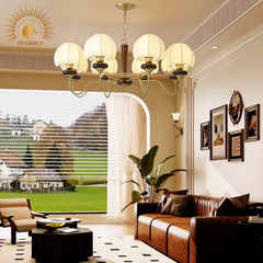 ĐÈN CHÙM PHÒNG KHÁCH RETRO STYLE USA TP-DB570 (đặt hàng từ 10- 15 ngày)