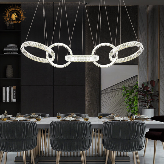 ĐÈN CHÙM TRANG TRÍ PHA LÊ CAO CẤP TH-8320