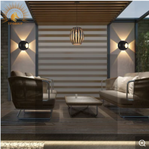 ĐÈN HẮT TƯỜNG NGOÀI TRỜI 4 TIA VIRGO L413 VRG-VNT6020