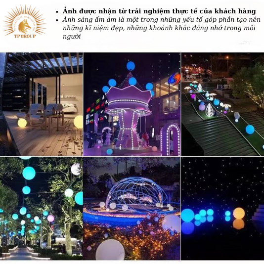 ĐÈN CHIẾU SÁNG CẢNH QUAN, ĐÈN CẦU LED PHÁT SÁNG TP-DB574 SẠC PIN (đặt hàng từ 10- 15 ngày)
