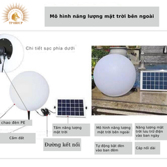 ĐÈN CHIẾU SÁNG CẢNH QUAN, ĐÈN CẦU LED PHÁT SÁNG TP-DB574 SẠC PIN (đặt hàng từ 10- 15 ngày)