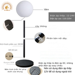 ĐÈN CHIẾU SÁNG CẢNH QUAN, ĐÈN CẦU LED PHÁT SÁNG TP-DB574 SẠC PIN (đặt hàng từ 10- 15 ngày)