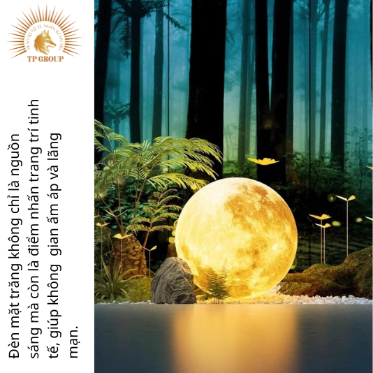 ĐÈN LED MẶT TRĂNG TRANG TRÍ SÂNG VƯỜN NGOÀI TRỜI TP-NLMT501