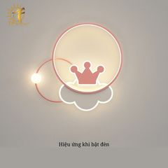 Đèn Ốp Trần Phòng Ngủ Em Bé Hiện Đại Hoạ Tiết Dễ Thương TP-DT518 (đặt hàng từ 10- 15 ngày)