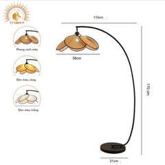 ĐÈN SÀN HIỆN ĐẠI STYLE NATURAL JAPAN  TP-DB573 LY311 (đặt hàng từ 10- 15 ngày)