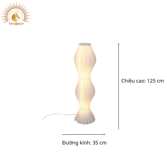 ĐÈN SÀN XẾP LI NGHỆ THUẬT PHONG CÁCH BẮC ÂU TP-DS501 (đặt hàng từ 10- 15 ngày)