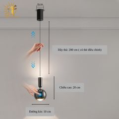 ĐÈN THẢ PHONG CÁCH HIỆN ĐẠI ĐA DI NĂNG NHƯNG TỐI GIẢN TP-DT509 (đặt hàng từ 10- 15 ngày)