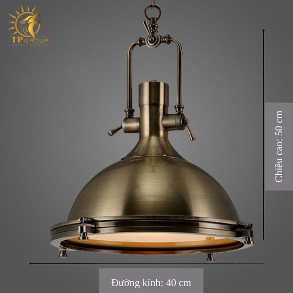 ĐÈN THẢ CHAO PHONG CÁCH RETRO CHÂU ÂU TP-DT508 (đặt hàng từ 10- 15 ngày)