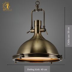 ĐÈN THẢ CHAO PHONG CÁCH RETRO CHÂU ÂU TP-DT508 (đặt hàng từ 10- 15 ngày)