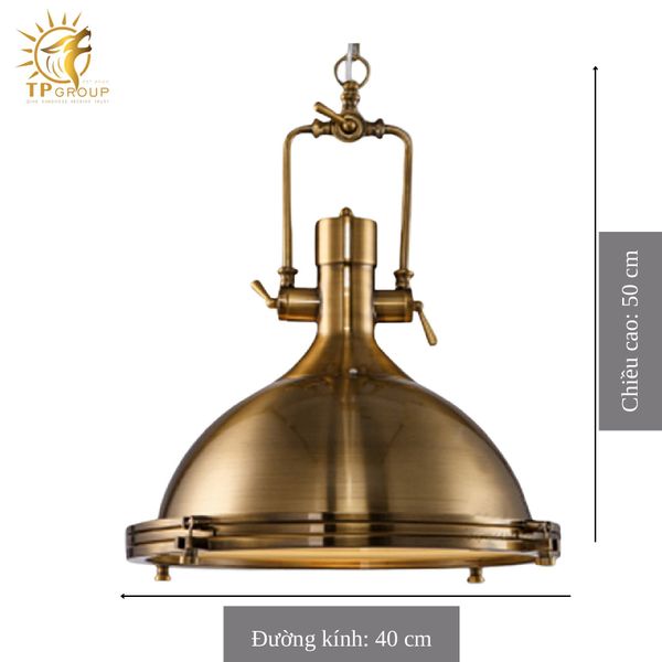 ĐÈN THẢ CHAO PHONG CÁCH RETRO CHÂU ÂU TP-DT508 (đặt hàng từ 10- 15 ngày)