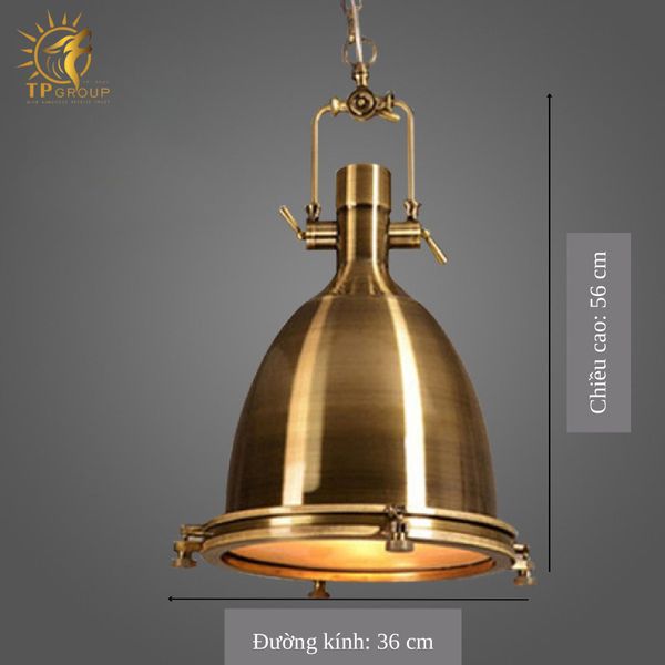 ĐÈN THẢ CHAO PHONG CÁCH RETRO CHÂU ÂU TP-DT508 (đặt hàng từ 10- 15 ngày)