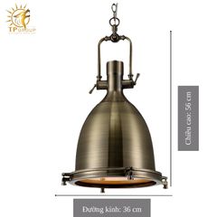 ĐÈN THẢ CHAO PHONG CÁCH RETRO CHÂU ÂU TP-DT508 (đặt hàng từ 10- 15 ngày)