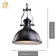 ĐÈN THẢ CHAO PHONG CÁCH RETRO CHÂU ÂU TP-DT508 (đặt hàng từ 10- 15 ngày)