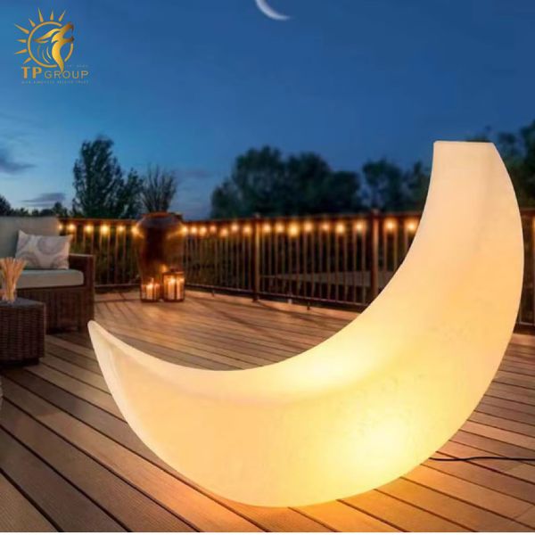 Đèn trang trí ngoài trời mặt trăng nghệ thuật W193 (đặt hàng từ 10- 15 ngày)