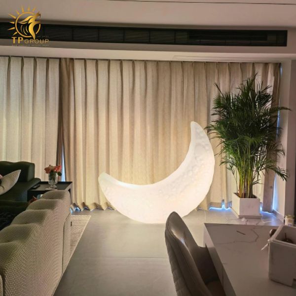 Đèn trang trí ngoài trời mặt trăng nghệ thuật W193 (đặt hàng từ 10- 15 ngày)