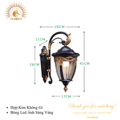 ĐÈN TREO TƯỜNG CỔ ĐIỂN HOÀNG GIA CDT-2026