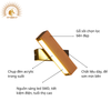 ĐÈN TƯỜNG HIỆN ĐẠI ĐIỀU CHỈNH GỐC LINH HOẠT TP-DV501 (đặt hàng từ 10-15 ngày)