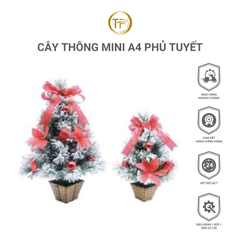 CÂY THÔNG MINI A4 PHỦ TUYẾT