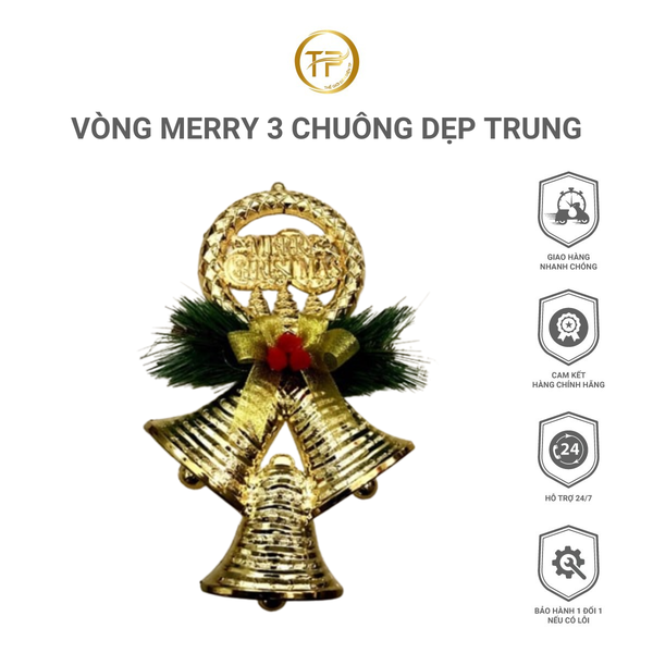 VÒNG MERRY 3 CHUÔNG DẸP TRUNG