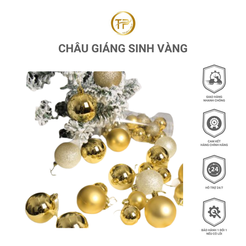 Châu Giáng SInh Vàng