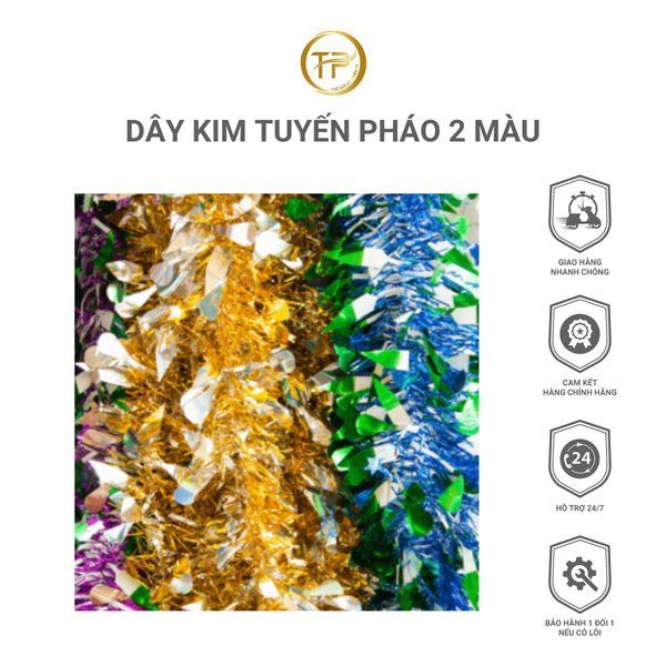 Dây Kim Tuyến Pháo 2 Màu
