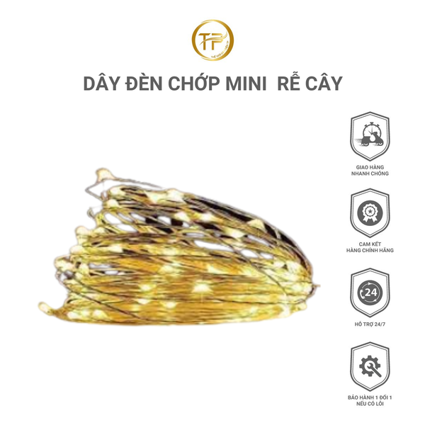 Dây đèn chớp mini rễ cây