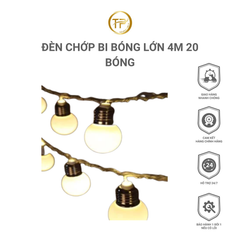 Đèn chớp bi bóng lớn 4m 20 bóng