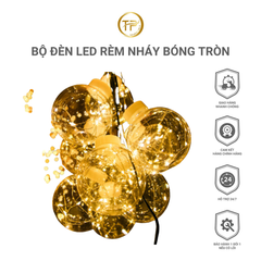 Bộ Đèn LED rèm nháy bóng tròn