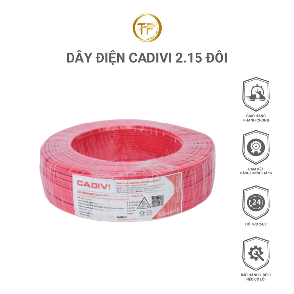 Dây Điện Cadivi 2.15 Đôi