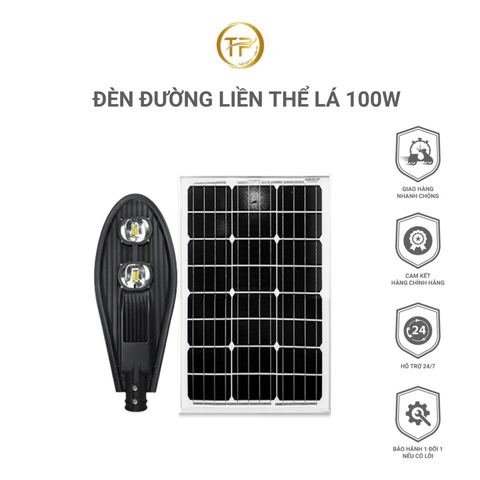 ĐÈN ĐƯỜNG LIỀN THỂ LÁ NLMT 100W