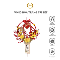 VÒNG HOA TRANG TRÍ TẾT