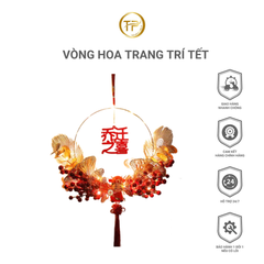 VÒNG HOA TRANG TRÍ TẾT