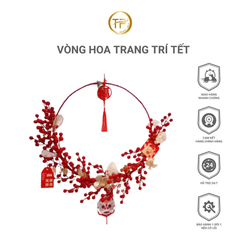 VÒNG HOA TRANG TRÍ TẾT