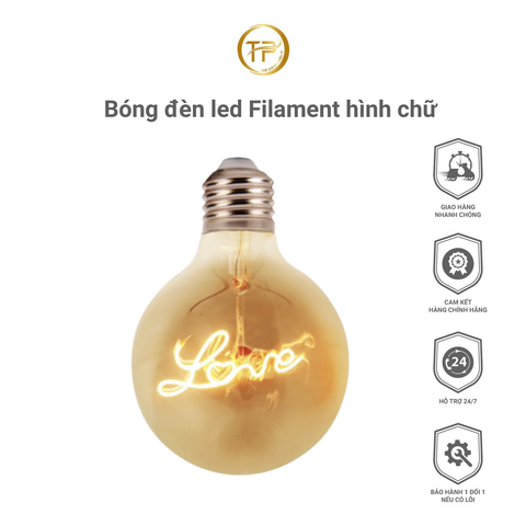 Bóng đèn led Filament hình chữ
