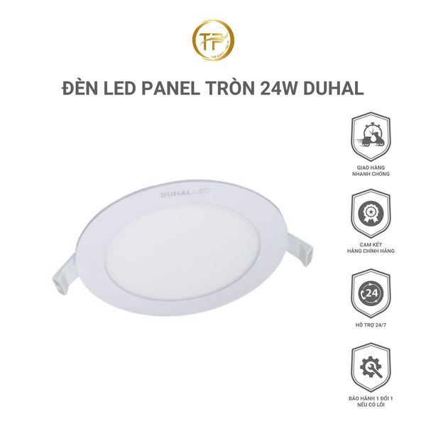 Đèn Led Panel Tròn 24W Duhal