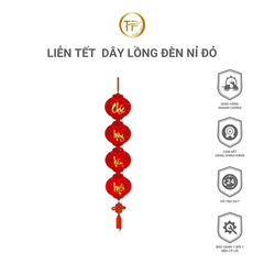 LIỄN TẾT  DÂY LỒNG ĐÈN NỈ ĐỎ